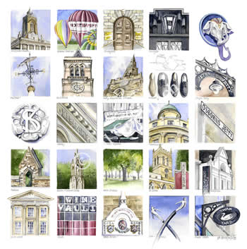 Northampton alphabet print